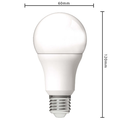 LED Peerlamp - E27 - Warmwit 3000K - 806 lumen - 4,9W - Opaal - A60 - 230V