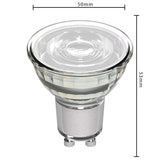 Elite LED-Lampe mit GU10-Fassung – Lebensdauer bis zu 25 Jahre – 2 W/50 W – 345 lm – Warmweiß