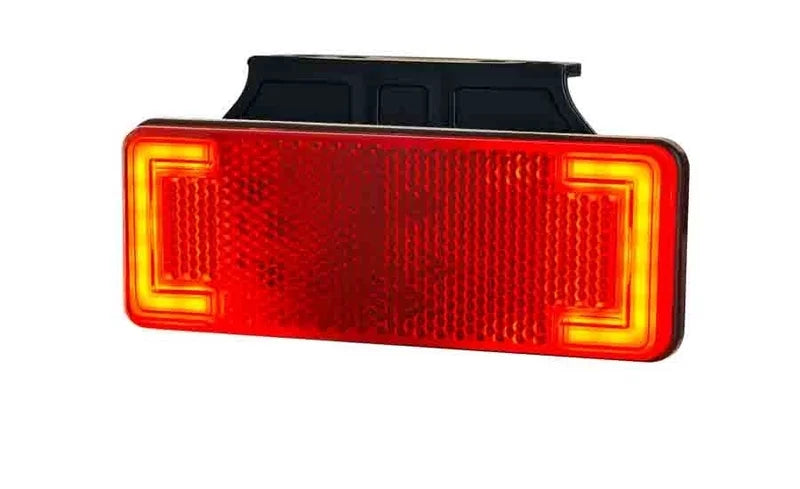 LED neon red marker light with bracket | 12-24V | 50cm cable | MV-3150R