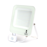 Outdoor lamp white with IR motion sensor | LED 100W~8900Lm=900W spotlight | cool white 4000K | waterproof IP65