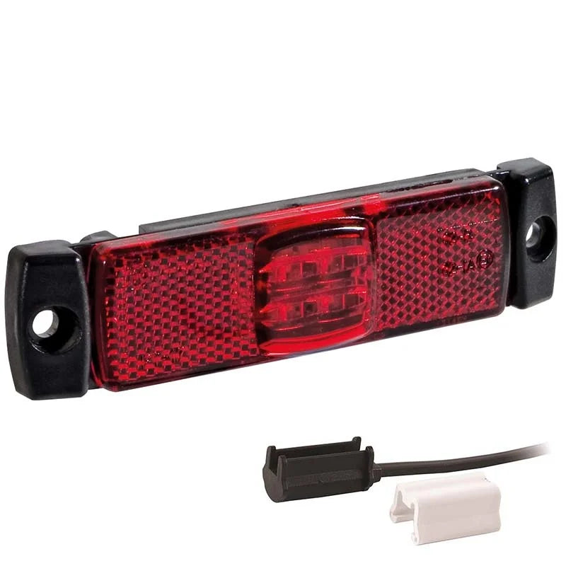 LED Begrenzungsleuchte rot | 12-24V | 1,5mm² Stecker |