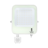 Outdoor lamp white with IR motion sensor | LED 50W~4700Lm=500W spotlight | cool white 4000K | waterproof IP65