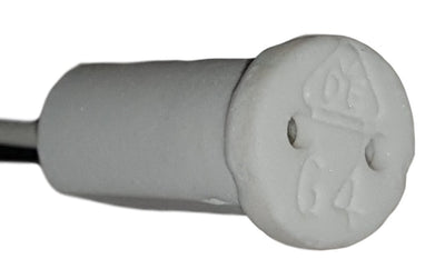 Fitting, LED lamp fitting, G4 fitting porselein