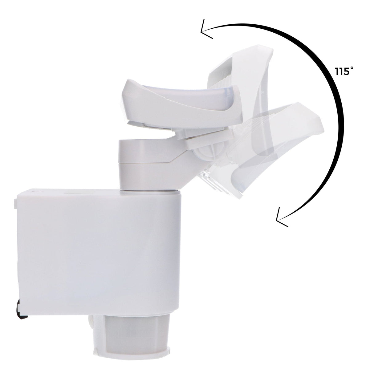 LED's Light LED Floodlight with Sensor - Automatic Motion Tracking - White