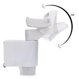 LED's Light LED Floodlight with Sensor - Automatic Motion Tracking - White