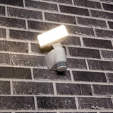LED's Light LED Floodlight with Sensor - Automatic Motion Tracking - White