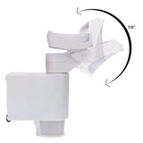 LED's Light LED Floodlight with Sensor - Automatic Motion Tracking - White