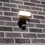 LED's Light LED Floodlight with Sensor - Automatic Motion Tracking - Black