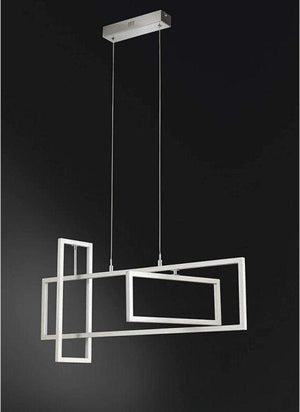Frame LED Hanglamp - Draaibaar warm wit licht - In hoogte verstelbaar - Vierkant