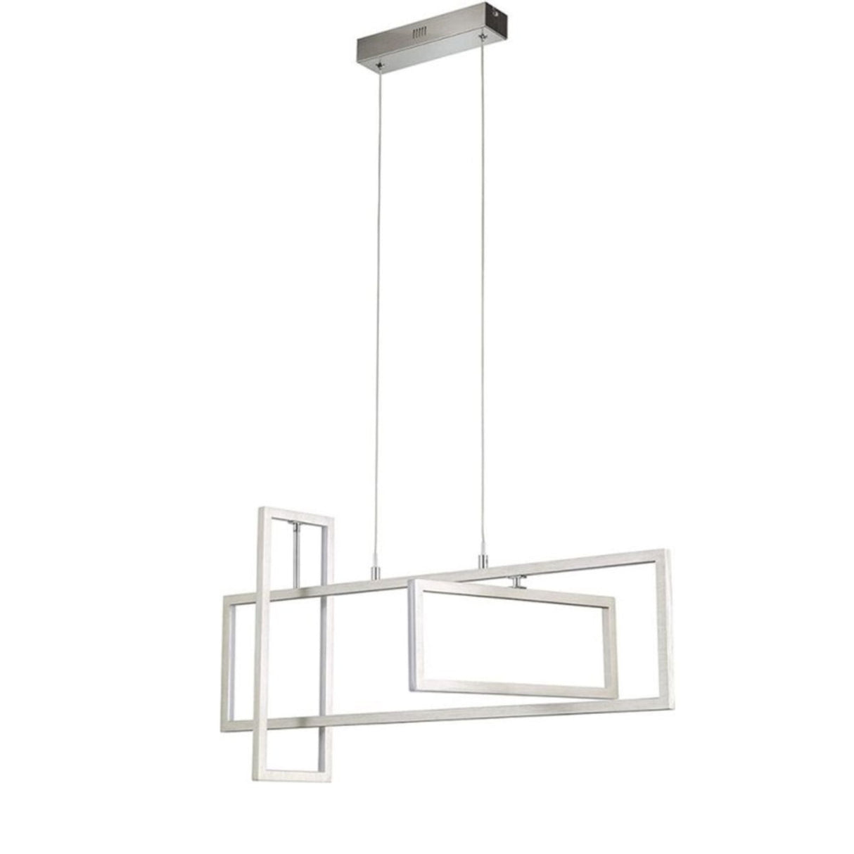 Frame LED Pendant Lamp - Rotatable warm white light - Adjustable height - Square