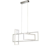 Frame LED Pendant Lamp - Rotatable warm white light - Adjustable height - Square