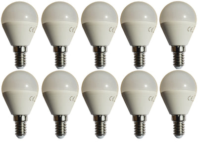G45 Kugellampe 10 Stück | E14-LED-Lampe 4 W = 30–35 W | Warmweiß 3000 K – LEDPLANET.NL