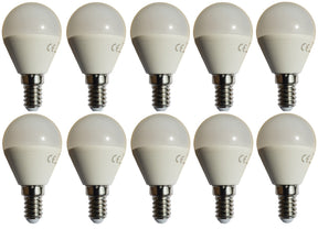G45 Kugellampe 10 Stück | E14-LED-Lampe 4 W = 30–35 W | Warmweiß 3000 K – LEDPLANET.NL