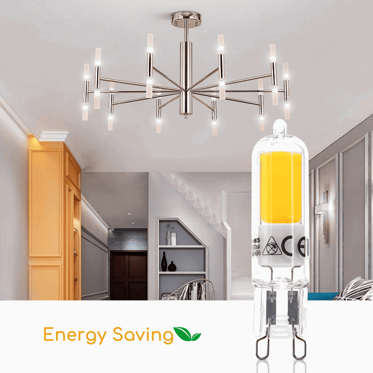 G9 steeklampje | LED 2.2W - 250 Lm = 25W halogeenlicht | daglichtwit COB 6500K | 230V - LEDPLANET.NL