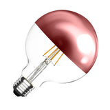 Globe E27 gloeilamp 2200K dimbaar | G125 - FLAME LED 6W=550 Lumen=45W - koper/helder glas - 230 Volt - LEDPLANET.NL