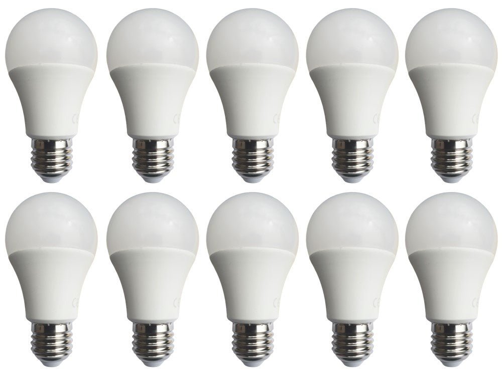Gloeilamp E27 10 stuks | A60 LED 20W=126W - 2000 Lumen | daglichtwit 6400K - LEDPLANET.NL