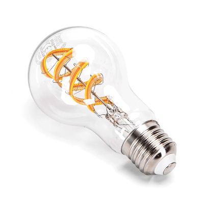 Glühbirne E27 4.9 W WLAN + Bluetooth RGBW | Smart-Lampe A60 – Warmweiß – RGB-LED ~ 420 Lumen – klares Glas – 230 Volt – LEDPLANET.NL