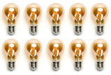 Light bulb E27 10 pieces | 6W=45W warm white | 2200K - amber glass