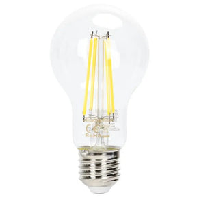 LED lamp E27 dimbaar helder glas, 6W vervangt 51W, daglichtwit 6500K, 600 lm