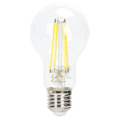 Glühbirne E27 dimmbares Tageslichtweiß | A60 LED 6W~600Lm=51W Halogenbeleuchtung | klares Glas - 6500K - LEDPLANET.NL