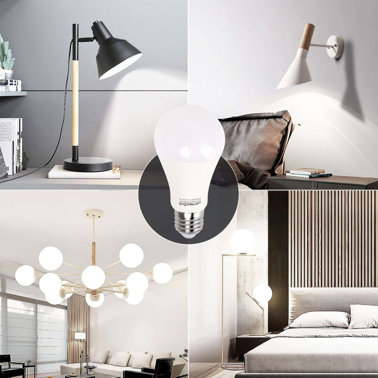 Gloeilamp E27 | LED 12W~100W halogeenvervanger | daglichtwit 6400K 1020Lm | 5 stuks | 230V - LEDPLANET.NL