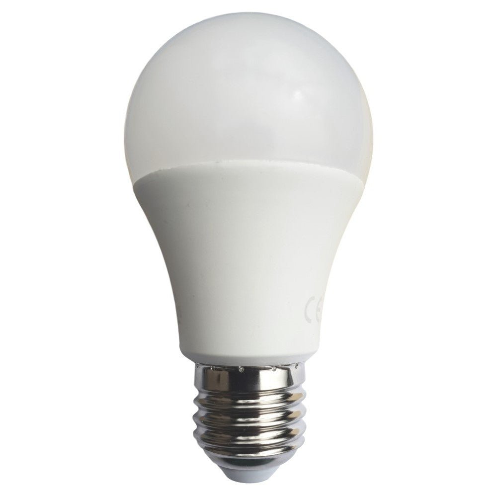 Gloeilamp met dagnacht sensor | E27 LEDlamp 8W=50W | daglichtwit 6500K - LEDPLANET.NL