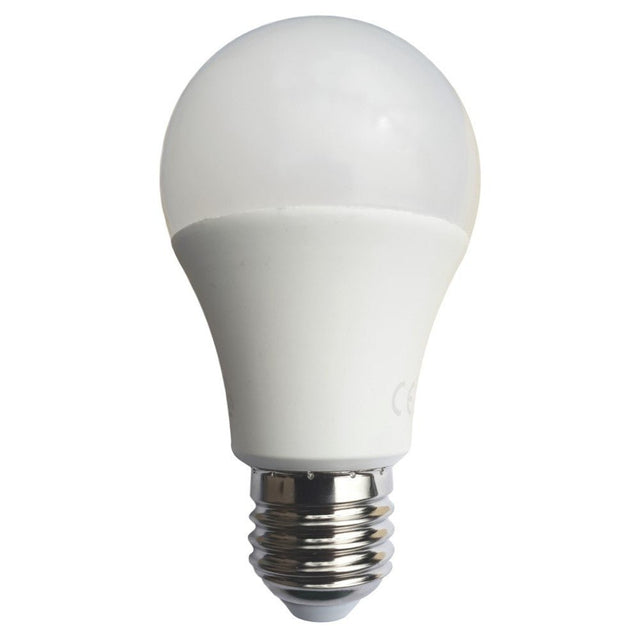 Gloeilamp met dagnacht sensor | E27 LEDlamp 8W=50W | daglichtwit 6500K - LEDPLANET.NL