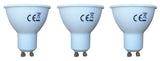GU10 spot 3 stuks | PAR16 bajonetsluiting | 3W=20W | daglichtwit 6400K - LEDPLANET.NL