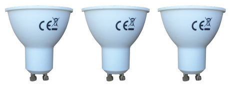 GU10 spot 3 stuks | PAR16 bajonetsluiting | 3W=20W | warmwit 3000K - LEDPLANET.NL