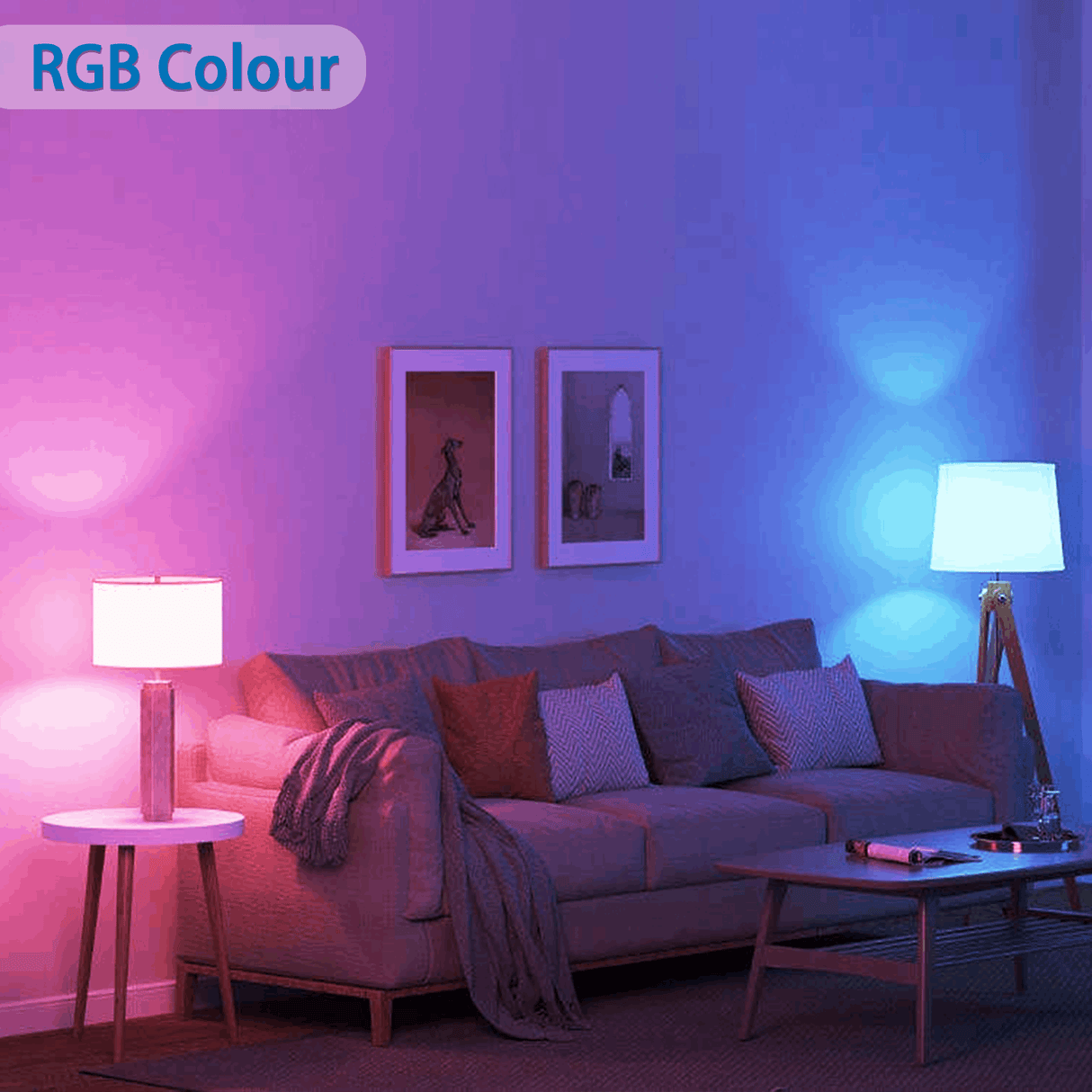 GU10 spot WiFi RGB+CCT 2700K - 6500K | PAR16 warmwit - daglichtwit - RGB - LED 5W=37W halogeenlamp - 230V - LEDPLANET.NL