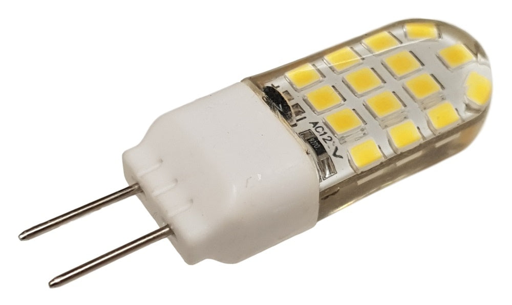 GY6.35 pin bulb | LED 3.5W=35-40W halogen | warm white 3000K | 12V AC | dimmable