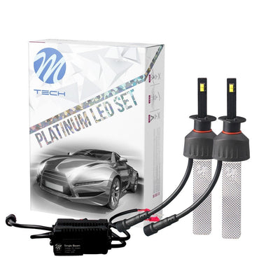 Kit de phares H1 - blanc lumière du jour 5700 K - 60 watts et 5200 lm | 12 V et 24 V CC - refroidissement passif - LEDPLANET.NL