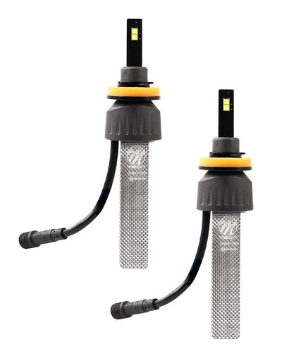 H11 headlight set - daylight white 5700K - 60 watts & 5200 lm | 12V & 24V DC - passive cooling - LEDPLANET.NL