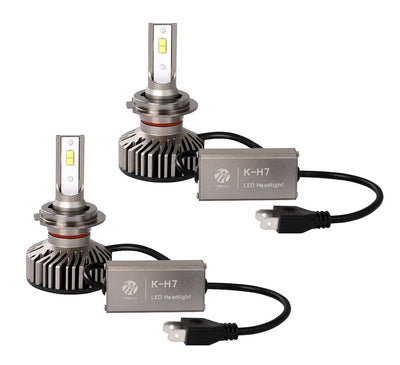 H7 headlight set - CAN bus - daylight white 5700K - 40 Watt & 5200 lm/piece | 12VDC - active cooling - LEDPLANET.NL