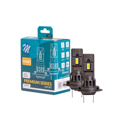H7 headlight set daylight white 6000K - 35 Watt & 2000 lm/unit | 12VDC - active cooling - LEDPLANET.NL