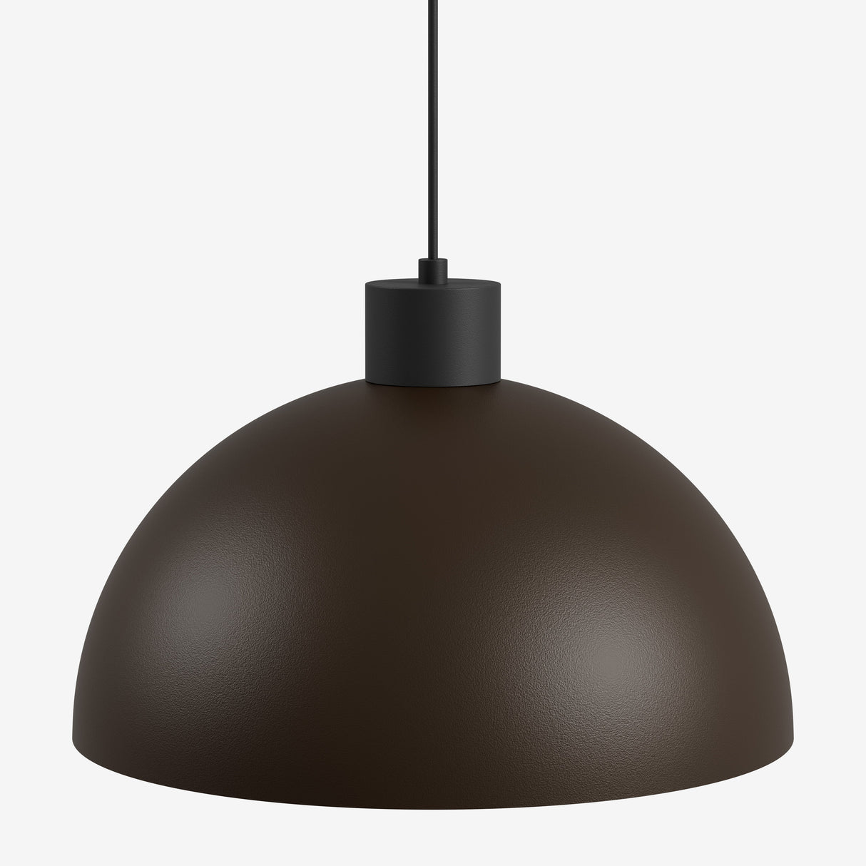 Studio Monton hanglamp bowl led in donkerbruin met een elegante ronde vorm voor moderne interieurs