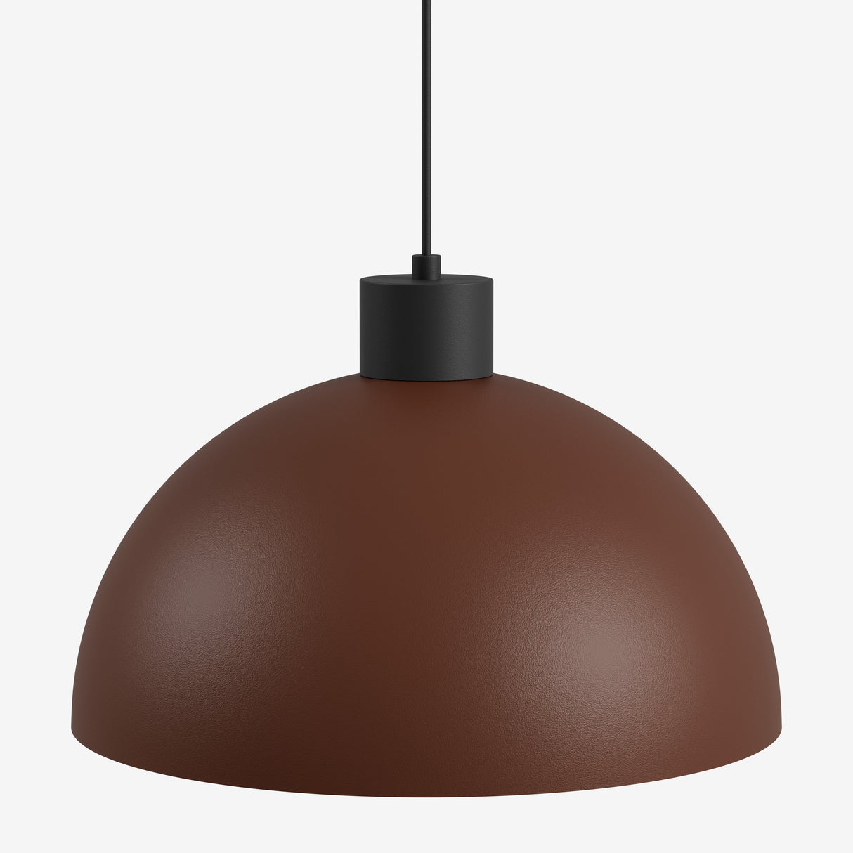Bruine hanglamp bowl led met een moderne uitstraling voor het verlichten van elke kamer