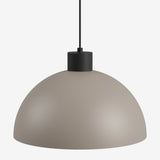 Studio Monton hanglamp bowl led met een strakke, ronde vorm en een neutrale kleur