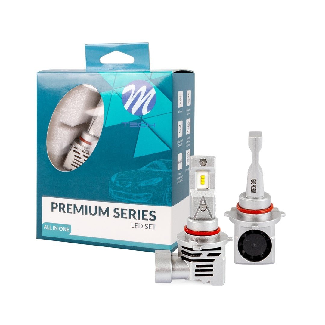 HB3 9005 koplamp set daglichtwit 6500K - 50 Watt & 5000 Lm/stuk | 12V & 24V DC - actieve koeling - LEDPLANET.NL