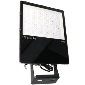 LED-Flutlicht 4000K – 300W 42000 Lumen – IP66 wasserdicht C4 – Schwarz