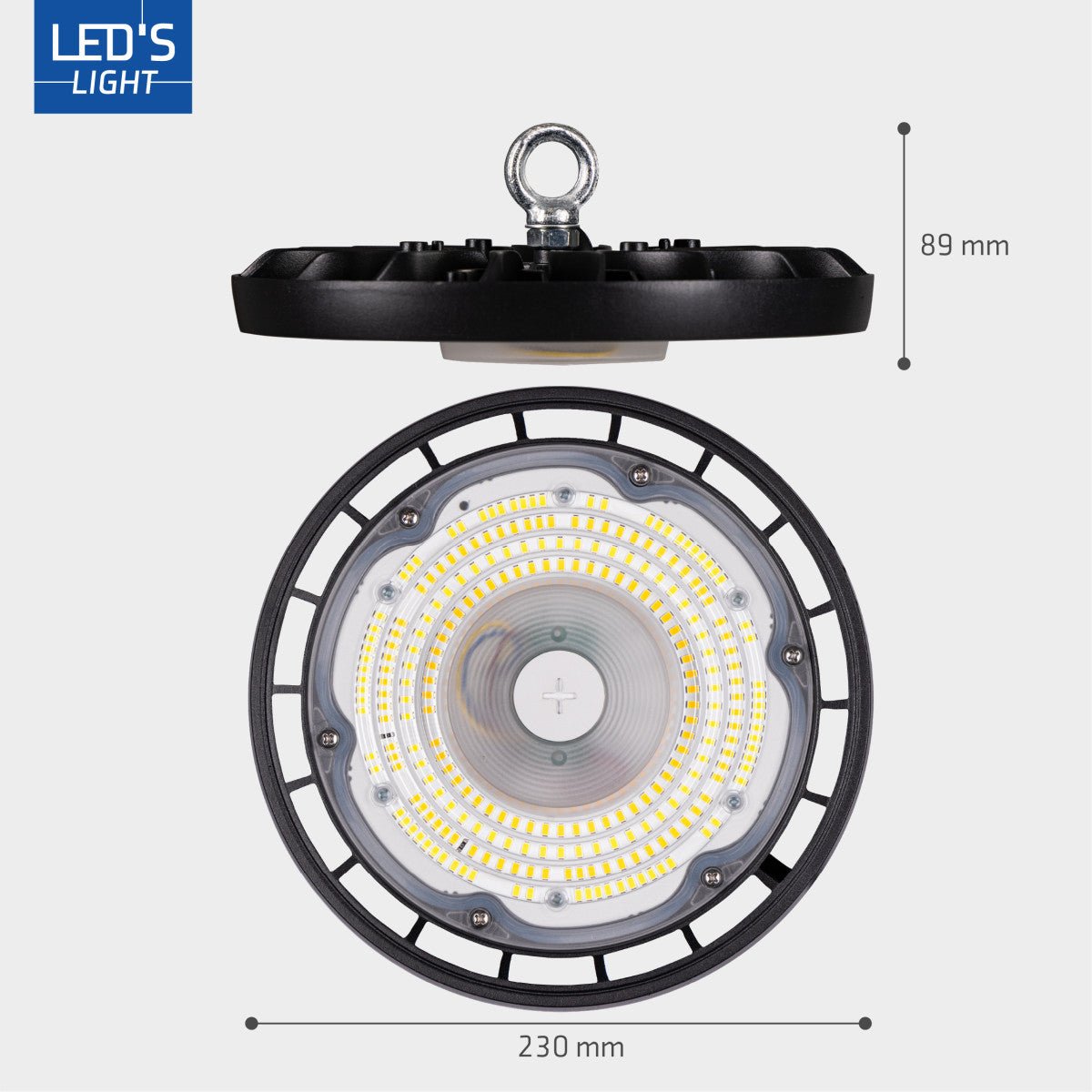 LED-Hallenleuchte 100 W – 11000 Lumen – 3000 K/4000 K/6000 K – IP65