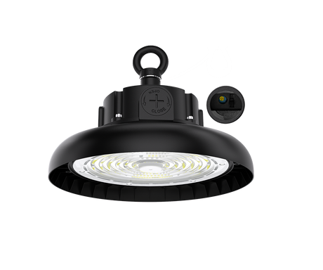 Blls highbay-dimbaar-ledplanetnl LED Highbay zwart met bevestigingshaak en schakelaar