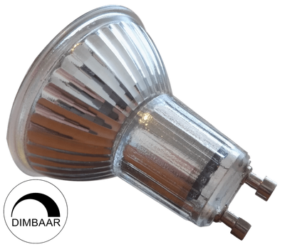 GU10 dimmable spotlight 5W | PAR16 bayonet fitting | LED 5W=50W halogen | warm white 3000K - DIMMABLE