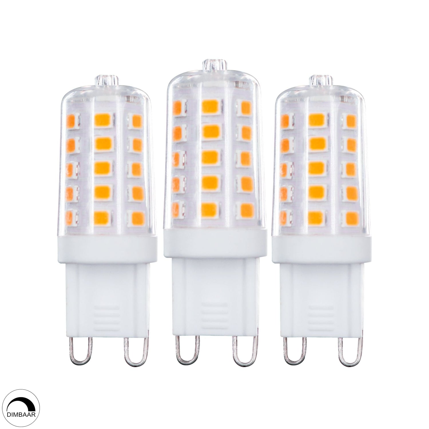 G9 LED Capsule 3 stuks - Warmwit 2700K - 3,5W - 300 Lumen - Dimbaar - DIMBAAR