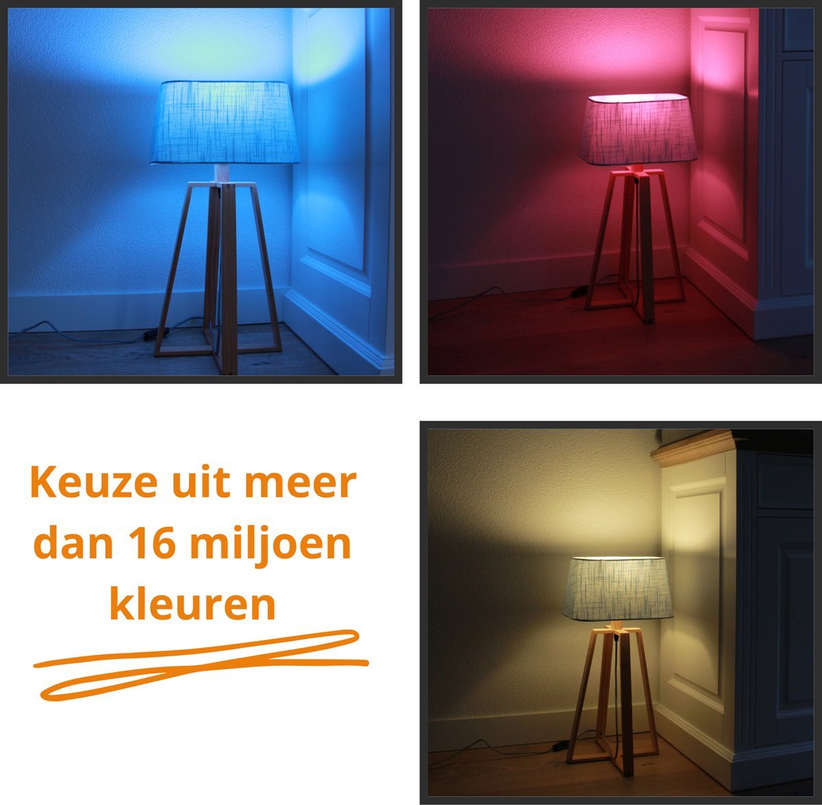 IDINIO Smart LED Spot GU10 – Weiß &amp; Farbe – Dimmbar – Per App steuerbar 