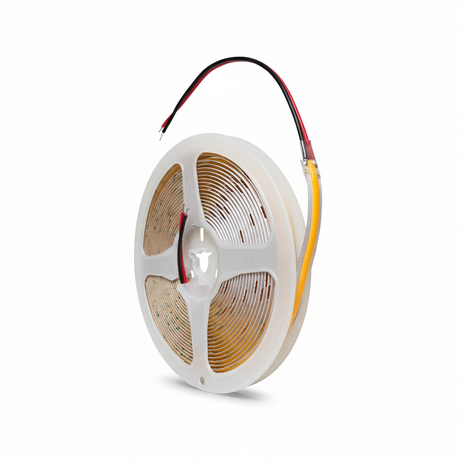 COB LED strip warmwit 2700K op rol met aansluitdraden - 24V - 5 meter