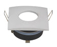 Inbouwframe 84mm x 84mm | vierkante inbouwspot wit | boorgat Ø 75 mm - LEDPLANET.NL