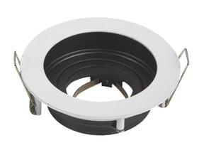Recessed frame Ø 100 mm | white recessed spotlight | cutout Ø 90 mm - LEDPLANET.NL