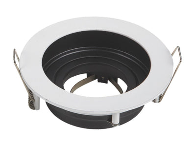 Einbaurahmen Ø 100 mm | weiße Einbaustrahler | Bohrloch Ø 90 mm - LEDPLANET.NL