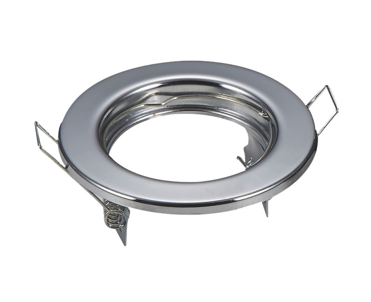 Inbouwframe Ø 80 mm | inbouwspot chroom | boorgat Ø 65 mm - LEDPLANET.NL